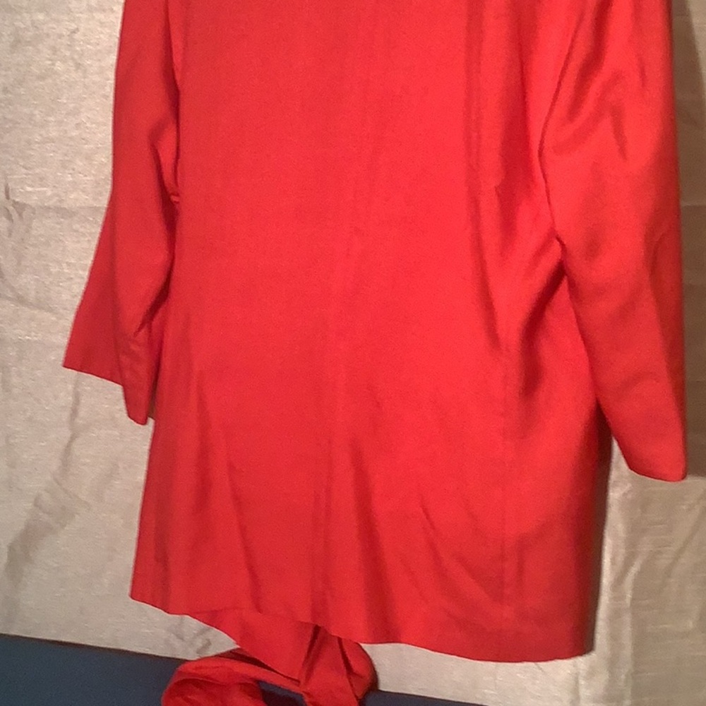 Women's Red Wrap Jacket & Matching Pants - Picture 3 of 6